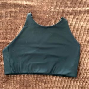 Girlfriend Collective Midnight Topanga Halter Bra